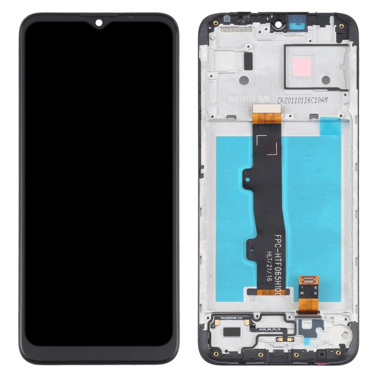 LCD Display Screen for Motorola Moto E7 Power with Frame Folder Combo