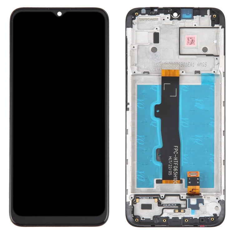 LCD Display Screen for Motorola Moto E7 Power with Frame Folder Combo