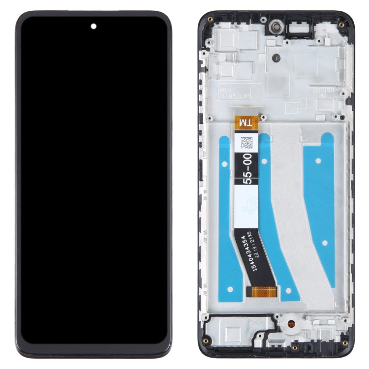 LCD Display Screen for Motorola Moto G32 with Frame Folder Combo