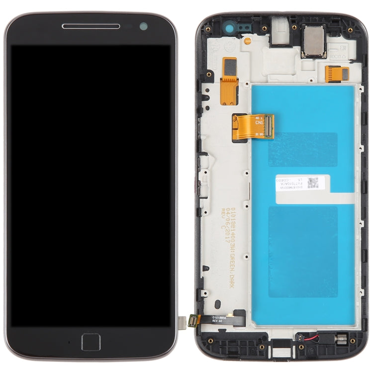 LCD Display Screen for Motorola Moto G4 Plus with Frame Folder Combo