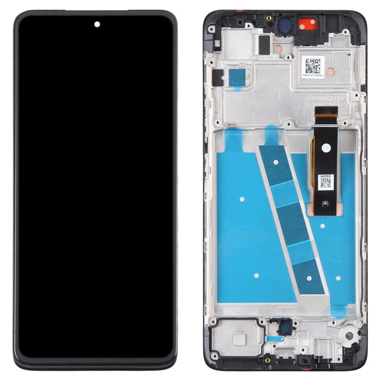 LCD Display Screen for Motorola Moto G52 with Frame Folder Combo