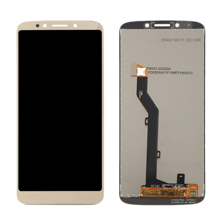 LCD Display Screen for Motorola Moto G6 Play Gold Folder Combo