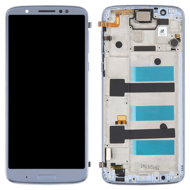 LCD Display Screen for Motorola Moto G6 Plus with Frame Folder Combo