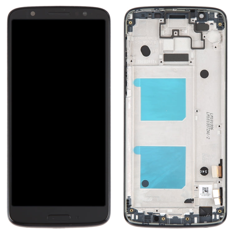 LCD Display Screen for Motorola Moto G6 with Frame Folder Combo