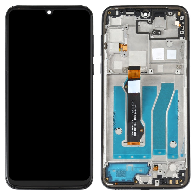 LCD Display Screen for Motorola Moto G8 Plus with Frame Folder Combo