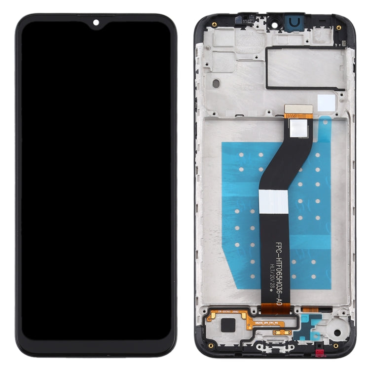 LCD Display Screen for Motorola Moto G8 Power Lite with Frame Folder Combo