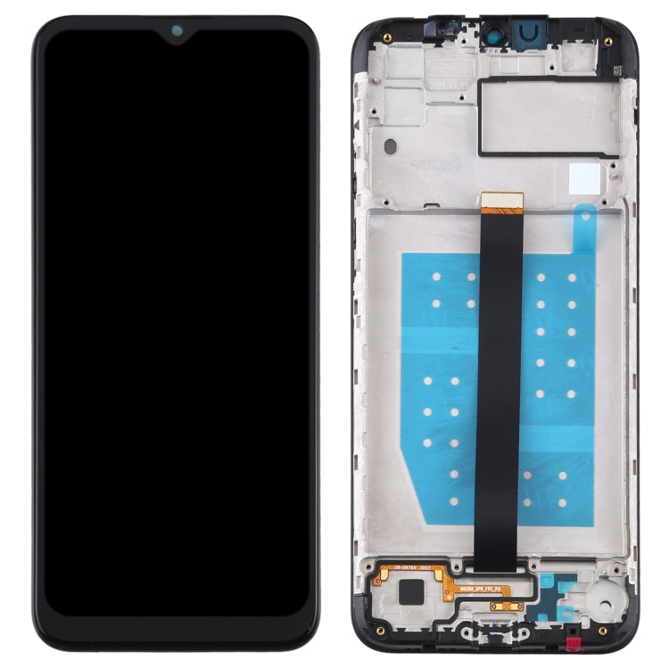 LCD Display Screen for Motorola One Fusion with Frame Folder Combo