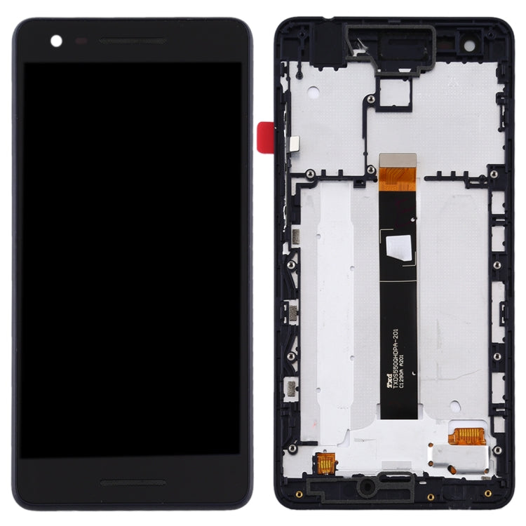 LCD Display Screen for Nokia 2.1 with Frame Folder Combo