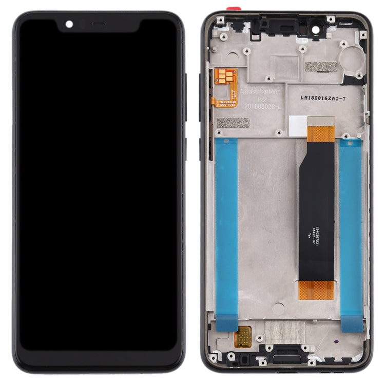 LCD Display Screen for Nokia 5.1 Plus with Frame Folder Combo
