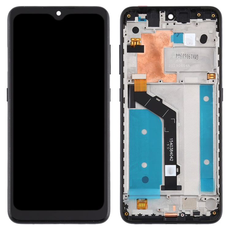 LCD Display Screen for Nokia 6.2 with Frame Folder Combo