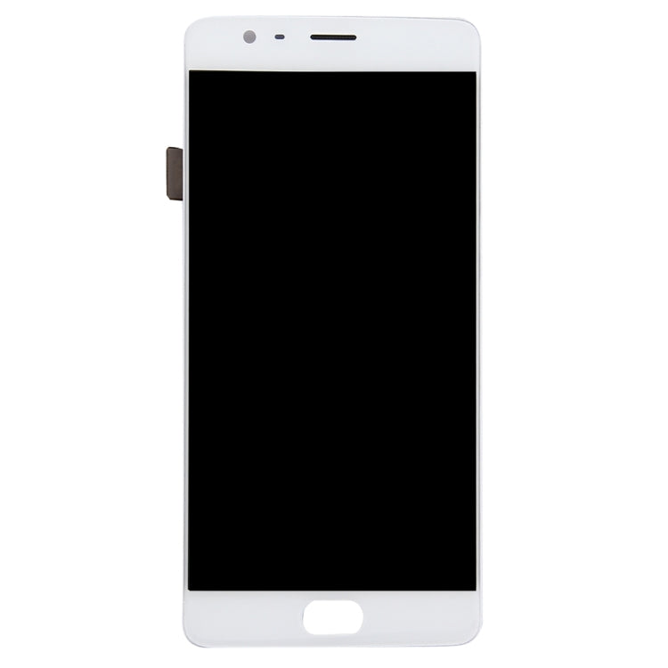 LCD Display Screen for OnePlus 3T White with Frame Folder Combo