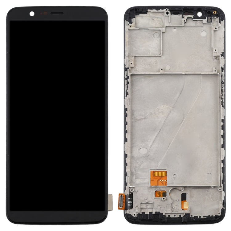 LCD Display Screen for Oneplus 5T with Frame Folder Combo