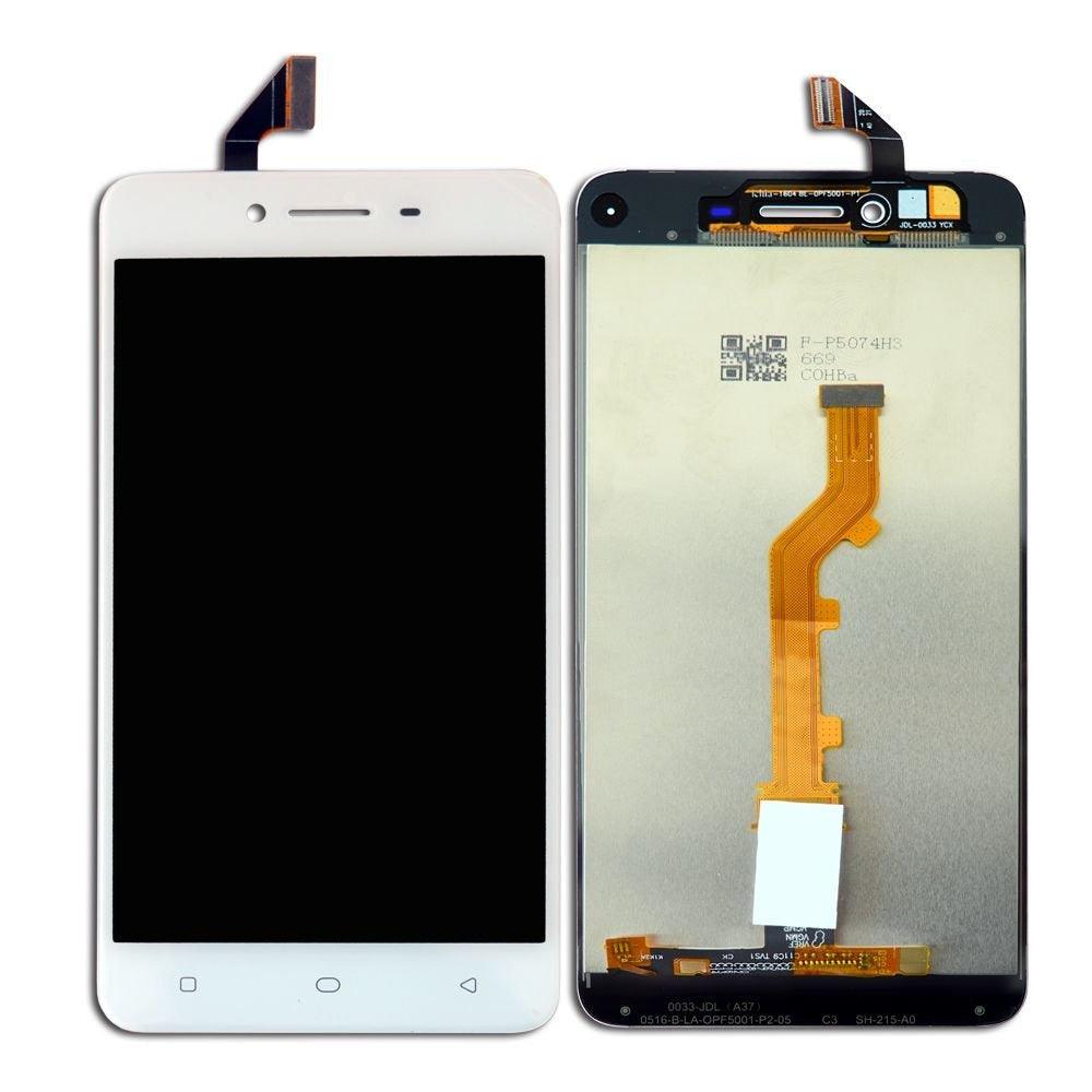 LCD Display Folder with Touch Screen for Oppo A37 White