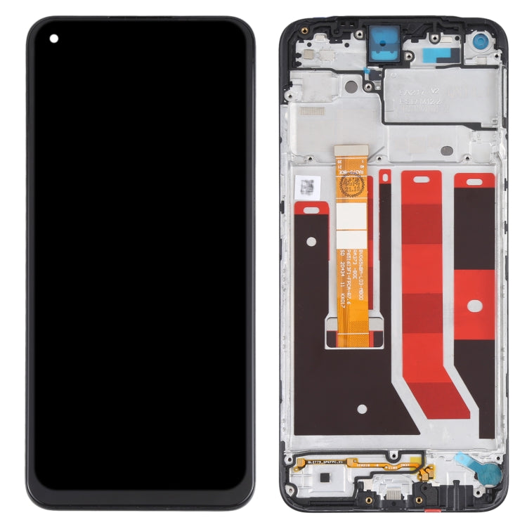 LCD Display Screen for OPPO A53 4G with Frame Folder Combo