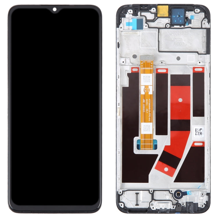 LCD Display Screen for OPPO A57 4G with Frame Folder Combo