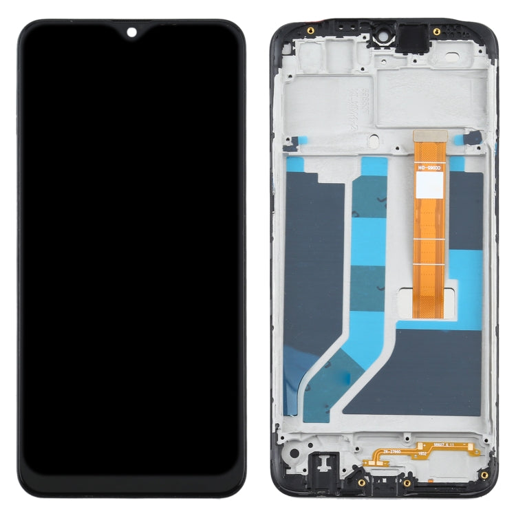 LCD Display Screen for OPPO A5S with Frame Folder Combo