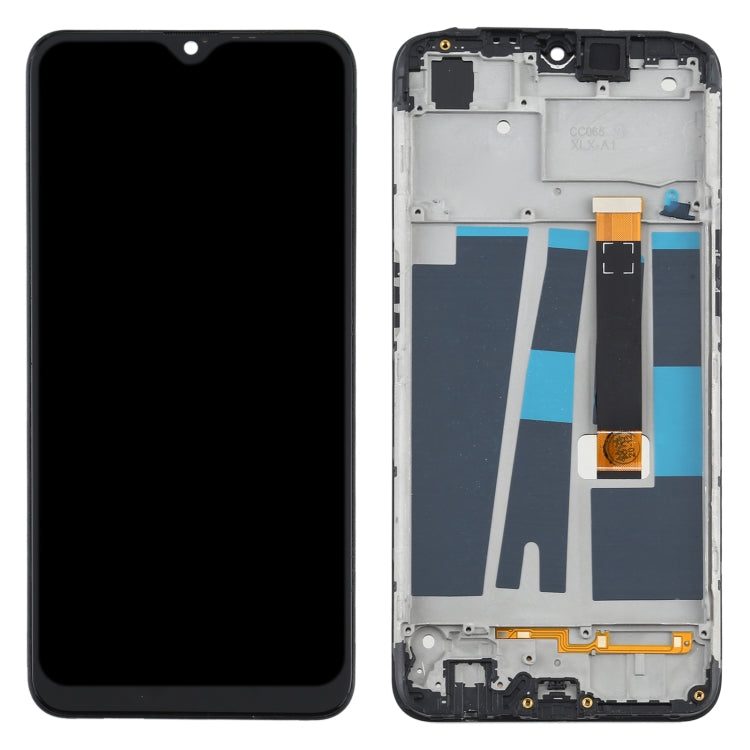 LCD Display Screen for OPPO A7 with Frame Folder Combo