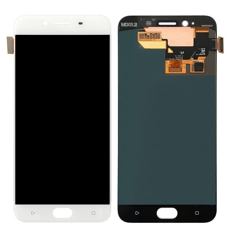 LCD Display Folder with Touch Screen for Oppo F1 Plus White