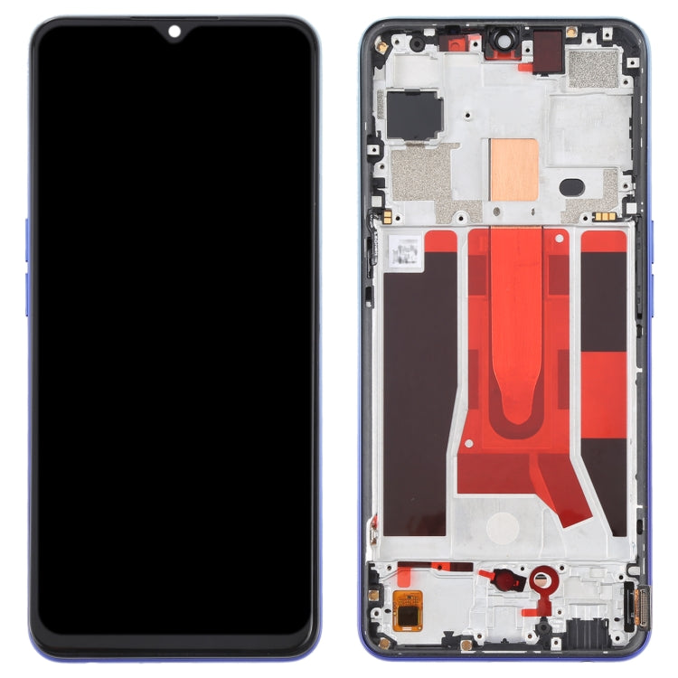 LCD Display Screen for OPPO F15 with Frame Folder Combo