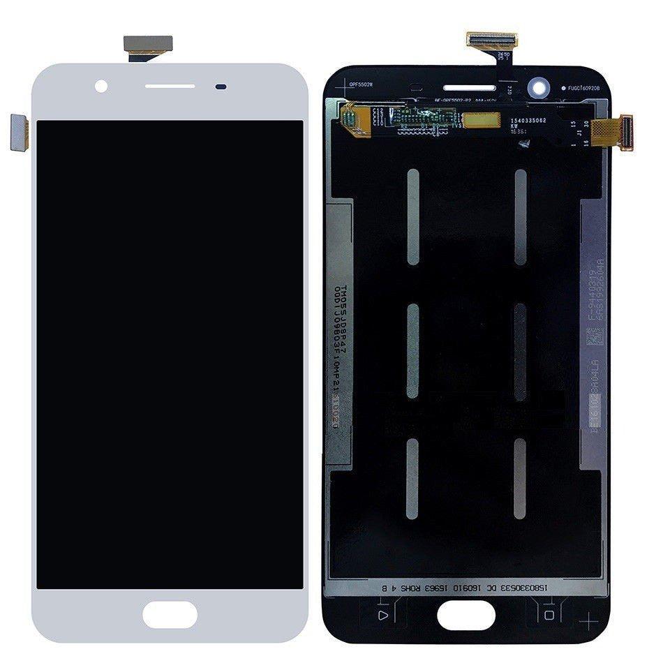 LCD Display Folder with Touch Screen for Oppo F1S White