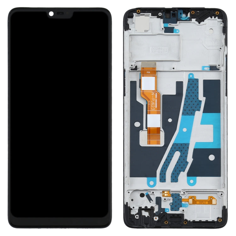 LCD Display Screen for OPPO F7 with Frame Folder Combo
