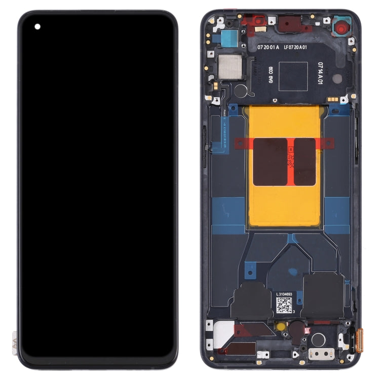 LCD Display Screen for OPPO Reno6 5G with Frame Folder Combo