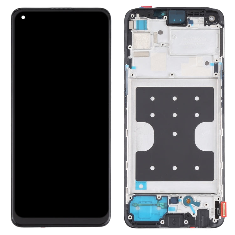 LCD Display Screen for Realme 7 Pro with Frame Folder Combo