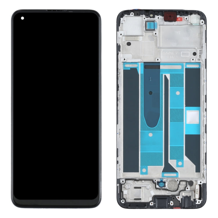 LCD Display Screen for Realme 8 4G with Frame Folder Combo
