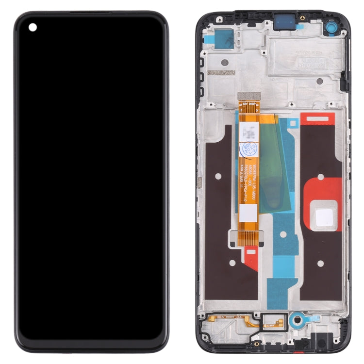 LCD Display Screen for Realme 8i with Frame Folder Combo