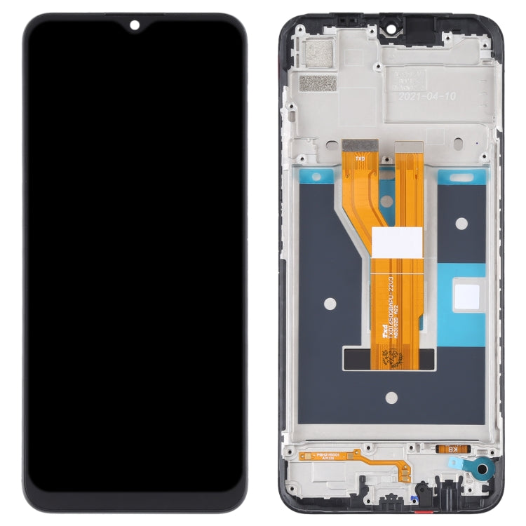 LCD Display Screen for Realme C11 2021 with Frame Folder Combo