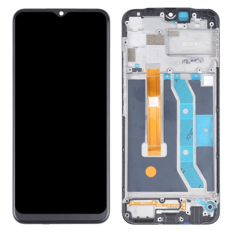 LCD Display Screen for Realme C11 with Frame Folder Combo