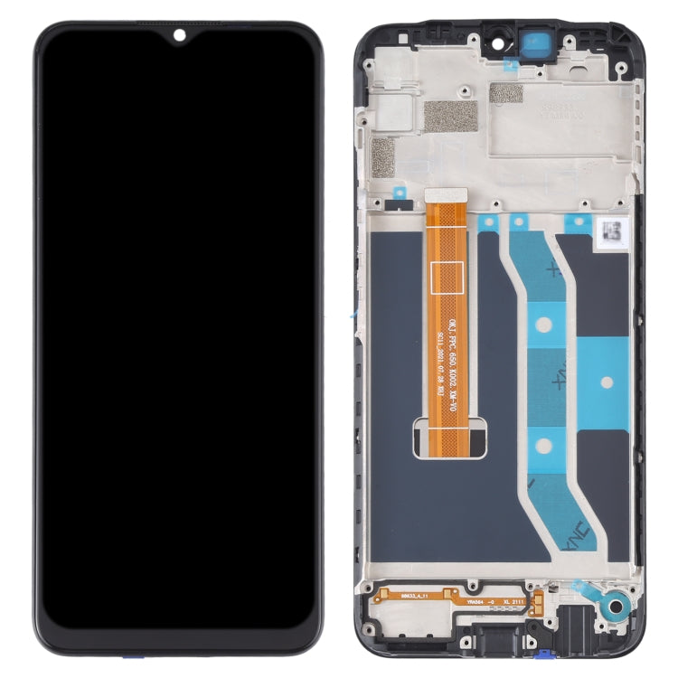 LCD Display Screen for Realme C12 with Frame Folder Combo