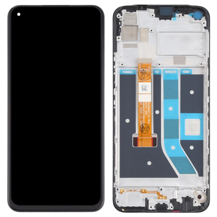 LCD Display Screen for Realme C17 with Frame Folder Combo
