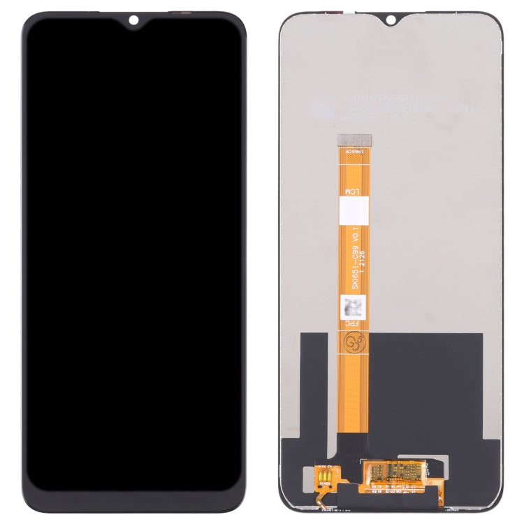 LCD Display Folder with Touch Screen for Realme C25Y (TFT)