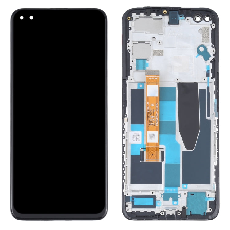 LCD Display Screen for Realme X50 5G with Frame Folder Combo