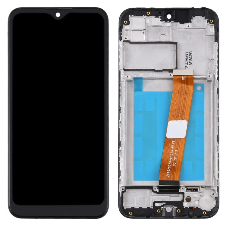 LCD Display Screen for Samsung Galaxy A01 with Frame Folder Combo