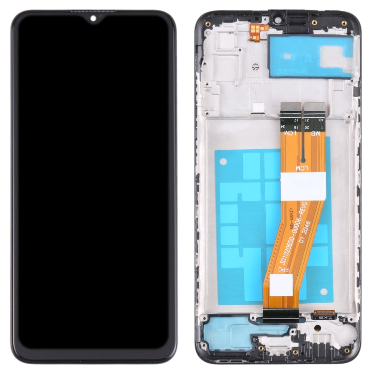 LCD Display Screen for Samsung Galaxy A03 with Frame Folder Combo