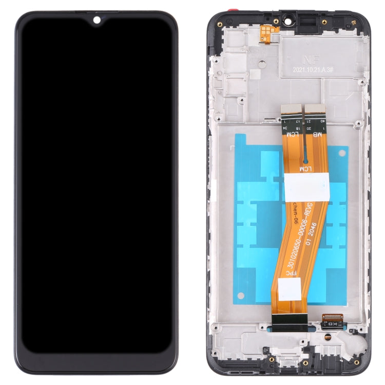 LCD Display Screen for Samsung Galaxy A03S with Frame Folder Combo