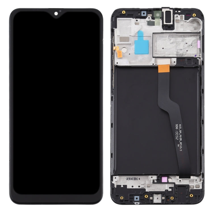 LCD Display Screen for Samsung Galaxy A10 with Frame Folder Combo