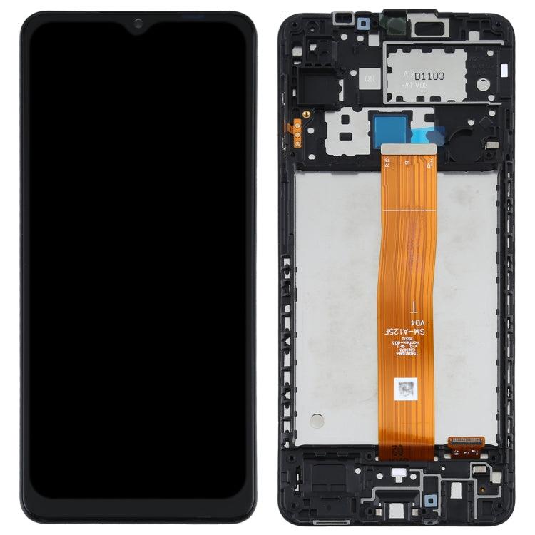 LCD Display Screen for Samsung Galaxy A12 with Frame Folder Combo
