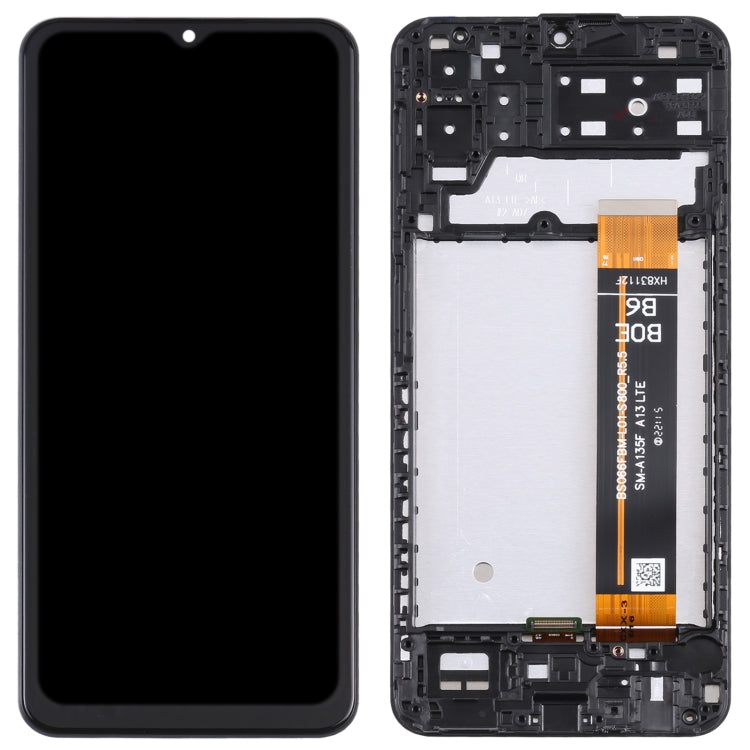 LCD Display Screen for Samsung Galaxy A13 4G with Frame Folder Combo