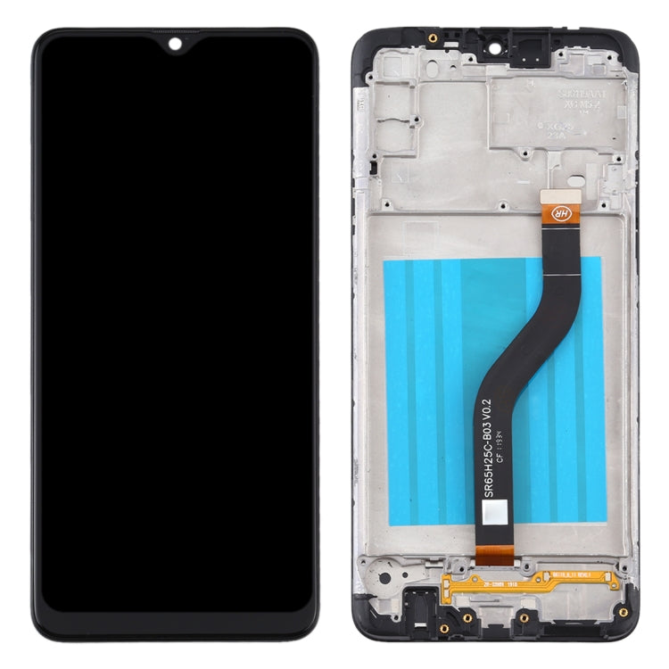 LCD Display Screen for Samsung Galaxy A20S with Frame Folder Combo