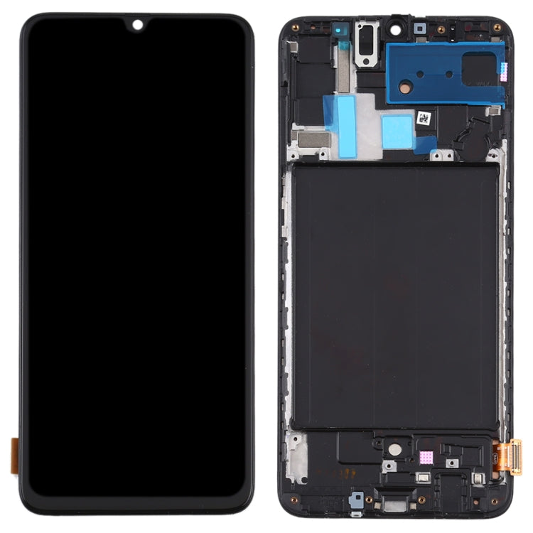 LCD Display Screen for Samsung Galaxy A70 with Frame Folder Combo