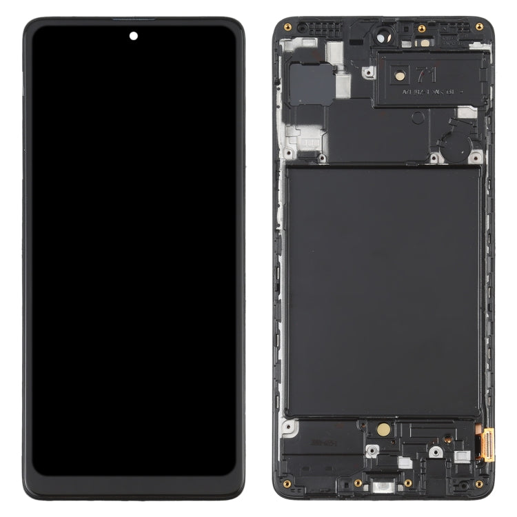 OLED Display Screen for Samsung Galaxy A71 Folder Combo Fingerprint Working