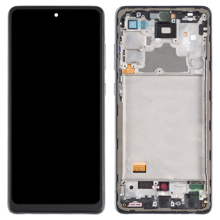 LCD Display Screen for Samsung Galaxy A72 with Frame Folder Combo