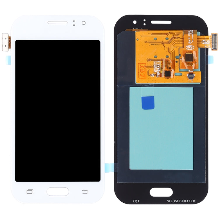 LCD Display Screen for Samsung Galaxy J1 Ace 2015 White Folder Combo