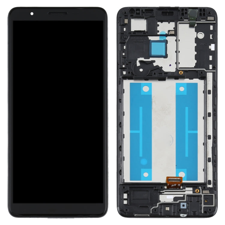LCD Display Screen for Samsung Galaxy M01 Core with Frame Folder Combo