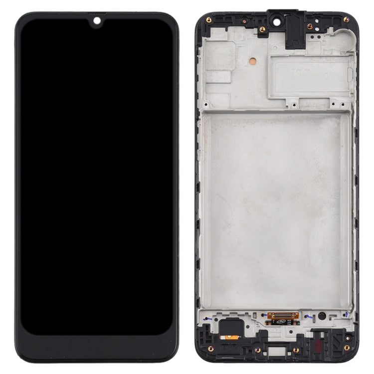 LCD Display Screen for Samsung Galaxy M21 with Frame Folder Combo
