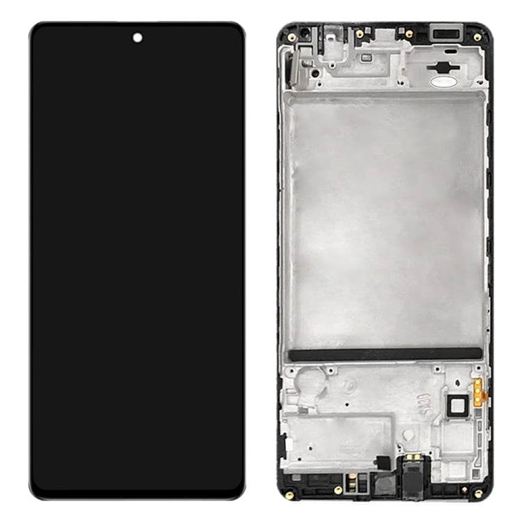LCD Display Screen for Samsung Galaxy M51 with Frame Folder Combo