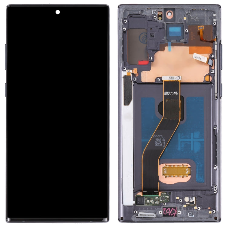 LCD Display Screen for Samsung Galaxy Note 10 Plus 4G or Note 10 Plus 5G with Frame Folder Combo